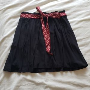 Super cute Black Rayon Modcloth Skirt